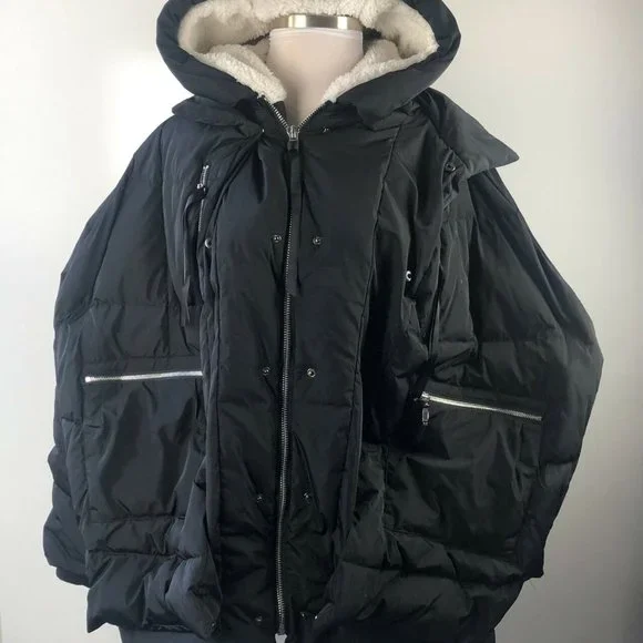 Orolay Women's Thickened Down Jacket Puffy Black Puffer Women's Plus Size 4X - Picture 3 of 12